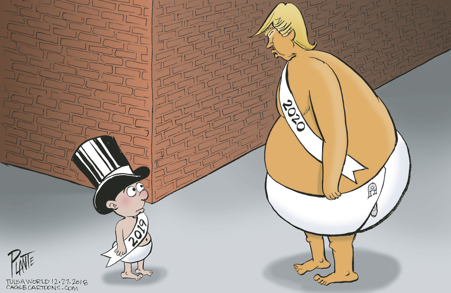 Bruce Plante Cartoon: Happy New Year?